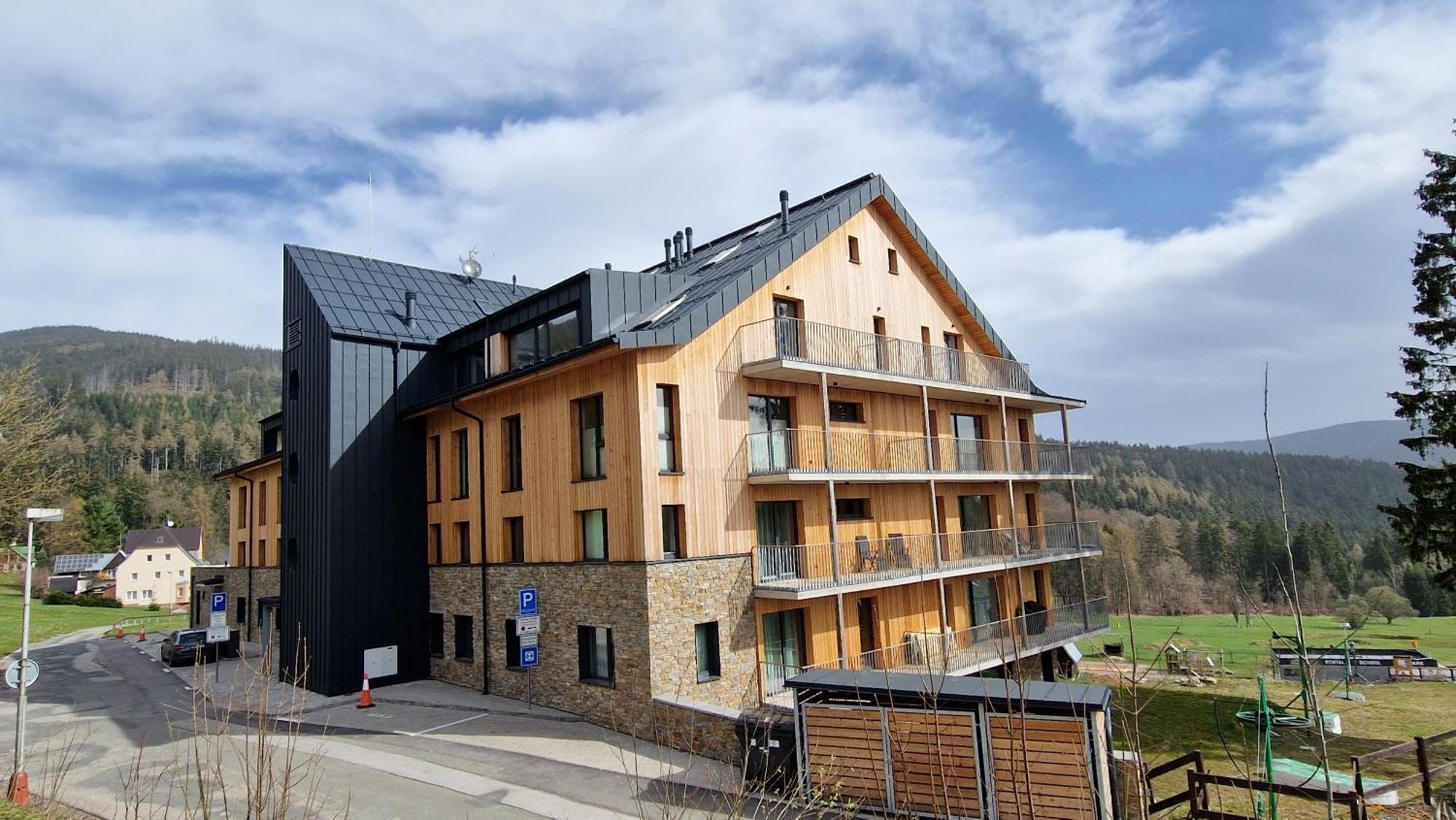 Ski&Bike Apartment Janske Lazne + Parking Zewnętrze zdjęcie